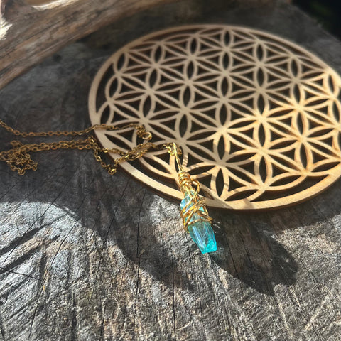 Aqua Aura Necklace