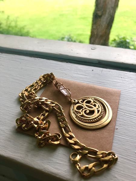 Meditation Necklace (Clear Quartz)