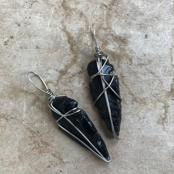 Obsidian Meditation Pendant (Large)