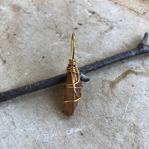 Tangerine Aura Quartz