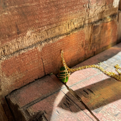 AAA grade Green Tourmaline Necklace