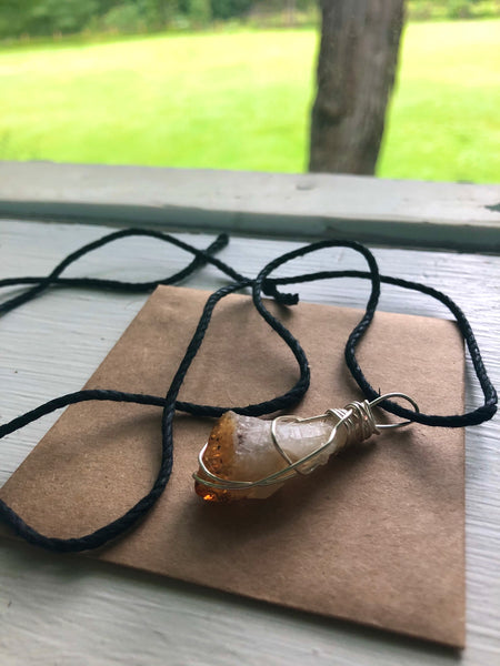 Meditation Necklace (Citrine)
