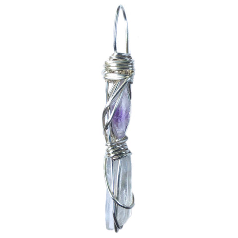 Amethyst + Clear Quartz