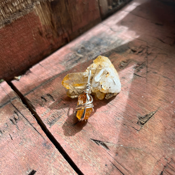 AAA grade Citrine (925 sterling silver)