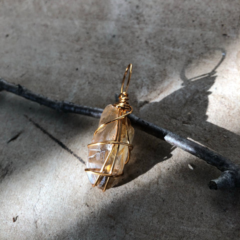 Natural Citrine Point (Large)