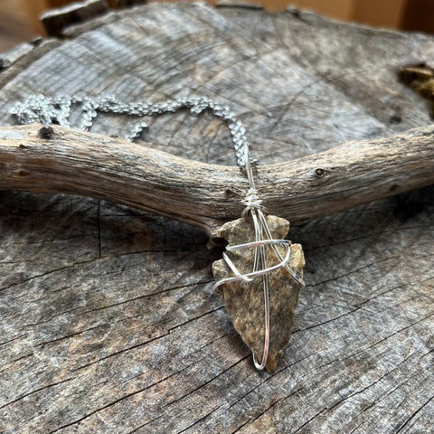 Jasper Arrowhead Necklace