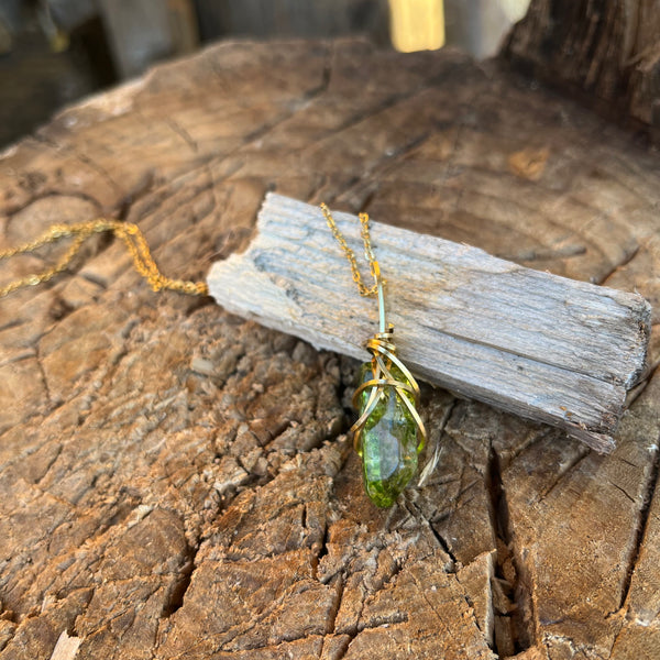 Green Quartz Necklace
