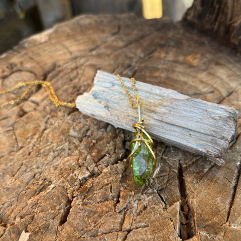 Green Quartz Necklace
