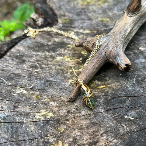 Moldavite Necklace (Tiny)
