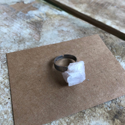 Raw Petalite Ring
