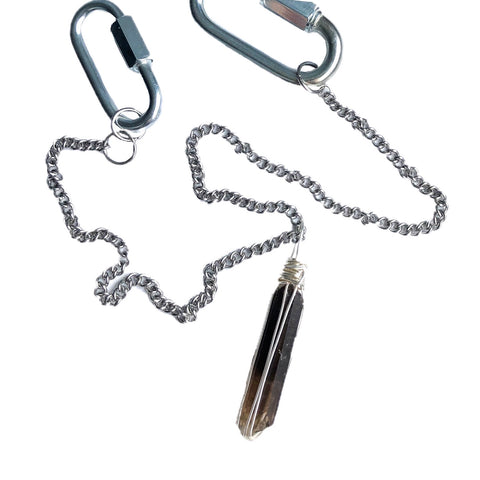 Tibetan Black Quartz Pants Chain