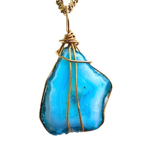 Large Solar Quartz (blue)