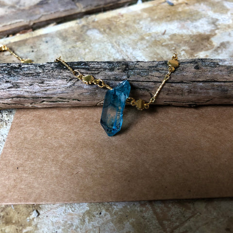 Blue Quartz Necklace