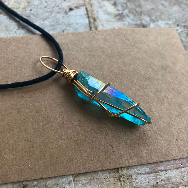 Aqua Aura Quartz