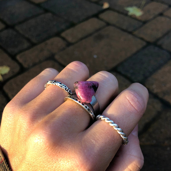 Rhodonite Ring